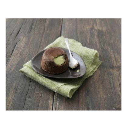 Bild von Soufflé AL Pistacchio 12x90g mit der Beschreibung Schokoladensouffle mit Pistazienkern