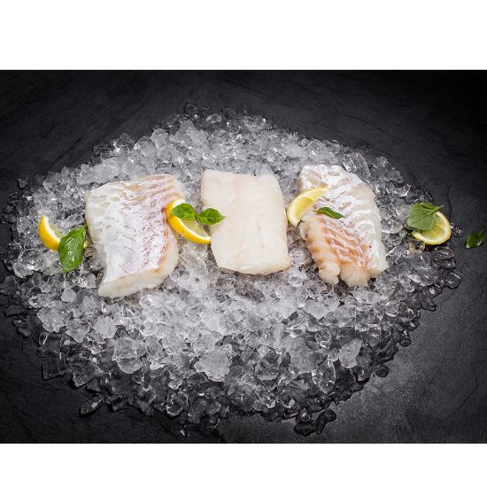 Bild von Kabeljaufilet/Dorsch 160-180g 20% Gl. mit der Beschreibung natur, o.Haut Pazifik