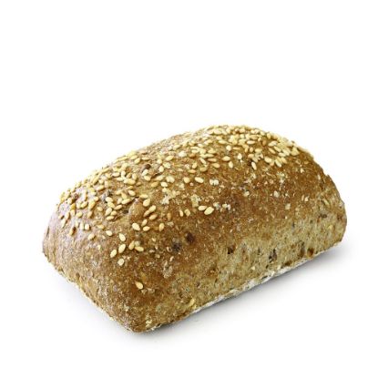 Bild von Vollkornbrötchen mit Sesam 75g mit der Beschreibung mit Sesam,Leinsamen,Sonnenblumenkernen,Kürbiskernen & Roggenvollkornflocken