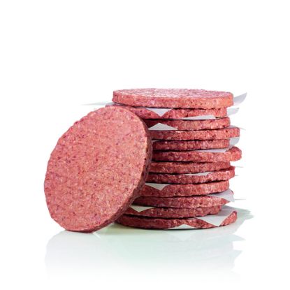 Bild von Hamburger Fleisch 100g/Stk,  TIFA Quality mit der Beschreibung Ranch Master- Hamburger aus reinem Rinfleisch.