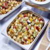 Bild von FRoSTA Patros Pfanne, vegetarisch mit der Beschreibung Spezialität nach mediterraner Art mit frittierten Kartoffelwürfeln, Patros®-Käsewürfeln
