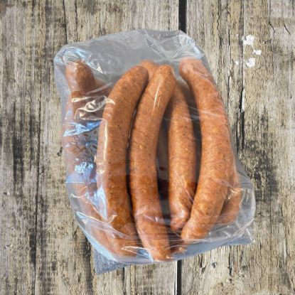 Bild von FRISCHE Krakauer 150g/Stk mit der Beschreibung Aus Schweinefleisch & Gewürzen mit würzig-rauchigem Geschmack. Buchenholzgeräuchert