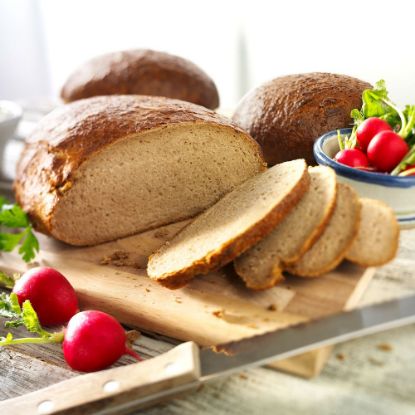 Bild von Bauernbrot 1000g mit der Beschreibung Roggenmischbrot, fertig gebacken