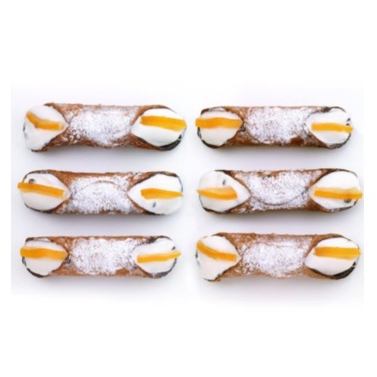 Bild von Cannolo Siciliano mit der Beschreibung Gefüllte Gebäckrolle sizilianischer Art 10x120g