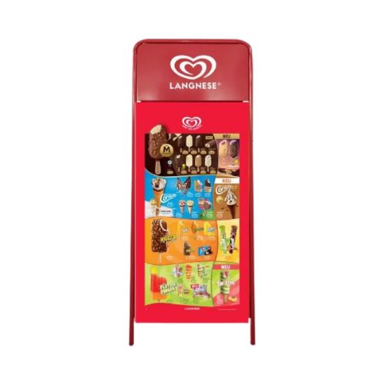 Bild von Standschild (A- Stand) mit der Beschreibung inkl. 2 doppelseitige Poster