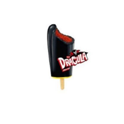 Bild von Dracula mit der Beschreibung Wassereis mit Cola,Erdbeer & Vanillegeschmack