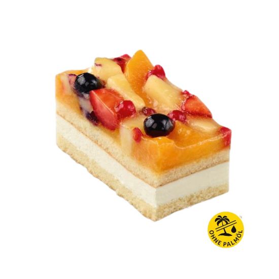 Bild von Mehrfrucht-Schnitte 1800g mit der Beschreibung 19,5x29cm,vorgeschnitten iin 12 Stk.