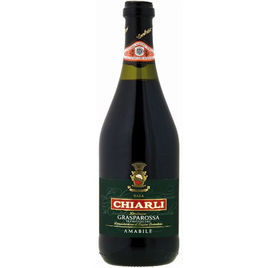 Bild von Chiarli Lambrusco Grasparossa mit der Beschreibung 0,75L/Fl. - 8,0% Vol.