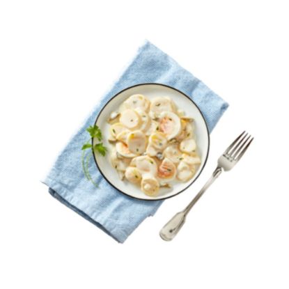 Bild von Rheinischer Kartoffelsalat mit Ei & Gurke mit der Beschreibung Vorbestellung bis mittwochs - Lieferung ab Folgewoche Montag