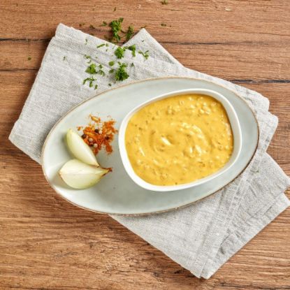 Bild von JP Frit- & Burgersauce 3 kg Becher mit der Beschreibung Genuss-High-Light für Pommes &  Burger !