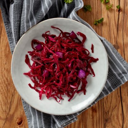 Bild von Rotkrautsalat mit der Beschreibung Vorbestellung bis mittwochs - Lieferung ab Folgewoche Montag