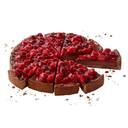 Bild von Chocolate-Raspberry-Cake mit der Beschreibung ø24 cm/1200g in 12 Stk. vorgeschnitten