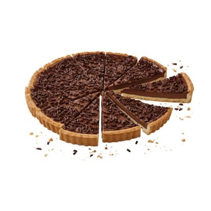 Bild von Schokoladen Tarte 1000g mit der Beschreibung Ø28 cm, vorgeschnitten in 12 Stück