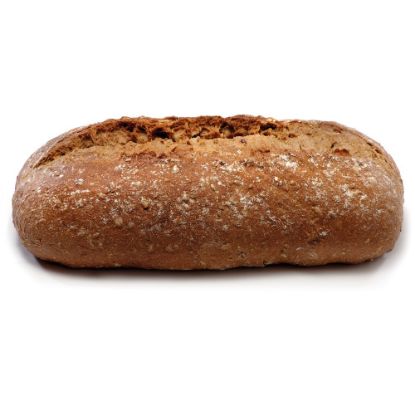 Bild von Bâtard Dunkel 450g, vorgebacken mit der Beschreibung Dunkles Weizenmischbrot mit Sauerteig auf Lavastein gebacken