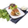 Bild von Hähnchen-Roulade " Florenz"  150g mit der Beschreibung Zartes,saftiges Hähnchenbrustfilet mit leckerer Blattspinat-Käse-Cremefüllung.