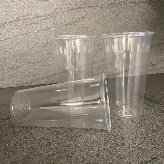 Bild von Trinkbecher 500ml m.Schaumrand mit der Beschreibung glasklar 50 Stk