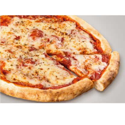 Bild von SteinofenPizza Prefettissima Margherita 365g/ø 29 cm mit der Beschreibung mit würziger Tomatensauce & feinem Mozzarella Käse