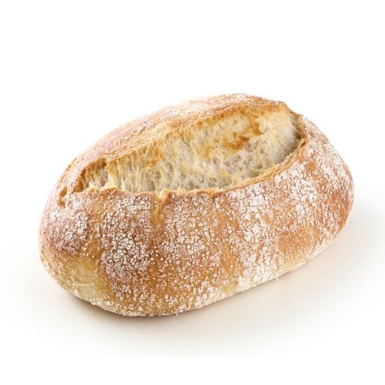 Bild von Rustikales Bäckerbrötchen 85g mit der Beschreibung Handwerkliches Weizenbrötchen,vorgebacken