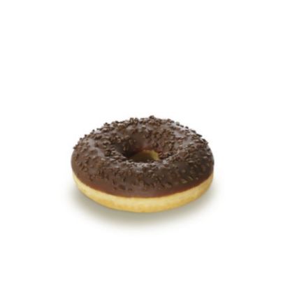Bild von Donut m. belgischer Schokolade mit der Beschreibung Real Chocolate doony´s