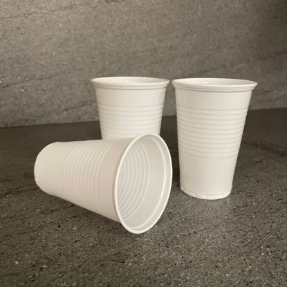 Bild von Trinkbecher 200ml PP weiß mit der Beschreibung 70,3x95mm 100 Stk