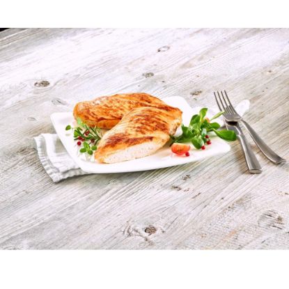 Bild von Hähnchenbrustfilet  natur120g mit der Beschreibung Zartes, saftiges Hähnchenbrustfilet mit 8%Flüssigwürzung.