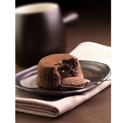 Bild von Soufflé al Cioccolato 100g mit der Beschreibung Dunkles Schokoladensoufflé