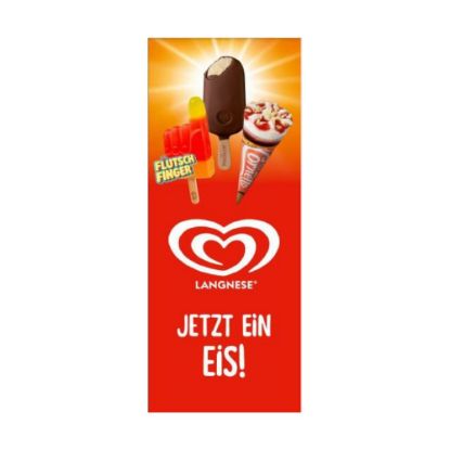 Bild von Banner - Jetzt Ein Eis mit der Beschreibung B 1,50 m x H 4 m