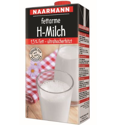 Bild von H-Milch Naarmann 1,5% mit der Beschreibung mit Ein-Dreh-Verschluss