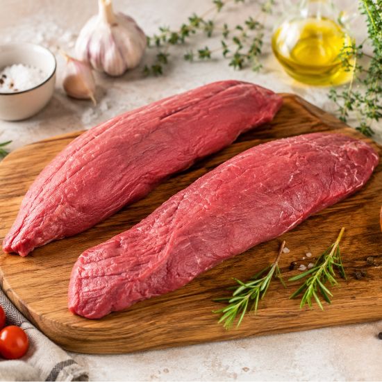 Bild von Frisches IRLAND Teres Major, ca.1kg (ca.5 Stk) mit der Beschreibung Auch Metzgerstück, Petite Tender oder flaches Filet genannt.