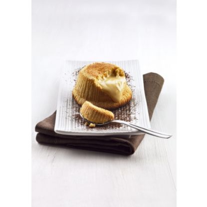 Bild von Soufflé al Cioccolato Bianco 100g mit der Beschreibung Weißes Schokoladensoufflé