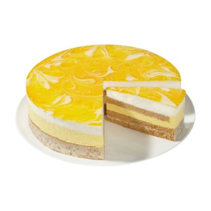 Bild von Mango-Joghurt-Crunch Torte mit der Beschreibung ø28 cm /1600g ungeschnitten