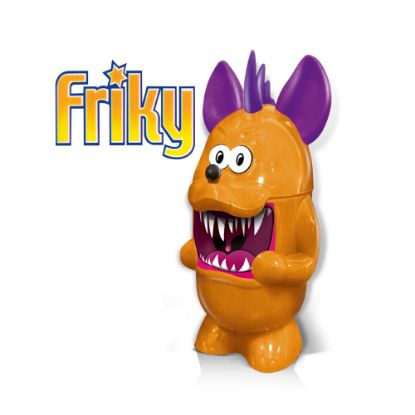 Bild von Eisfigur Friky Erdbeer 70ml mit der Beschreibung Das kleine Monster ist gefüllt mit Eis Erdbeergeschmack