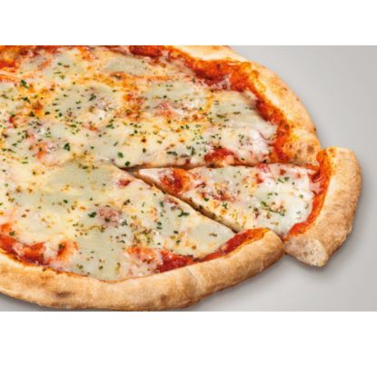 Bild von SteinofenPizza Perfettissima Quattro Formaggi 380g/ø 29 cm mit der Beschreibung mit würzigem Emmentaler-, Provolone-, Blauschimmel-Käse & feinem Mozarella Käse