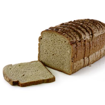 Bild von Gersterbrot 1000g geschnitten mit der Beschreibung Roggenmischbrot,fertig geback.