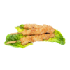 Bild von Hähnchen- Innenfiletspieß 35g, gegart & gebräunt. mit der Beschreibung Satay-Spieß mariniert & gegart.Ideal auf Salat oder Buffet.