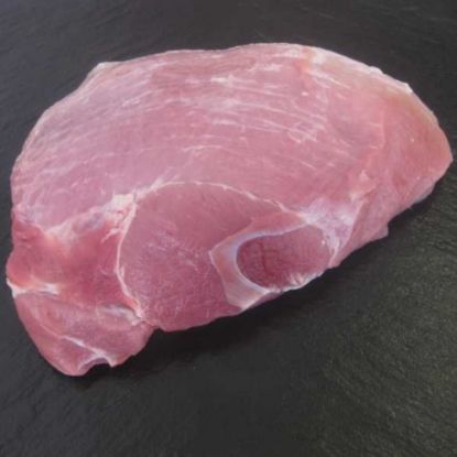 Bild von Schweineoberschale ohne Deckel mit der Beschreibung ca.1,5kg/Stück, einz.vakumiert, gefroren