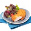 Bild von Hähnchenbrustfilet 80g, paniert & gebraten mit der Beschreibung Zartes Hähnchen-Brustfilet mit goldgelber Panade, knusprig gegart.