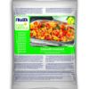 Bild von FRoSTA Ratatouille Pfannengemüse tomatisiert, vegetarisch mit der Beschreibung Mediterrane Gemüsemischung in einer mit nativem Olivenöl & Kräutern verfeinerten Tomatensauce.