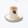Bild von Semifreddo al Vecchio Amaro del Capo mit der Beschreibung Vecchio Amaro del Capo - Parfait mit Butterstreusel, servierfertig