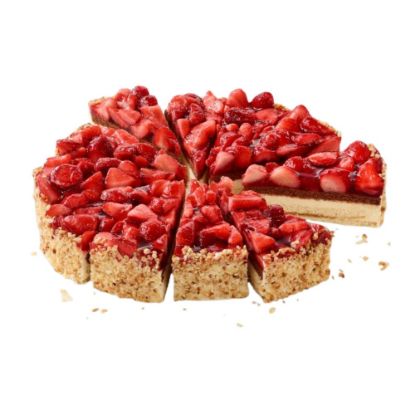 Bild von Feinster Erdbeerfruchtkuchen mit der Beschreibung ø28 cm /2150g in 12 Stk vorgeschnitten