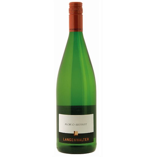 Bild von Langenwalter Morio-Muskat Pfalz QbA mit der Beschreibung 1,0L/Fl. - 10% Vol.