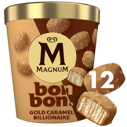 Bild von Magnum Bonbon Gold Billionaire mit der Beschreibung 12 Stück á 17 ml