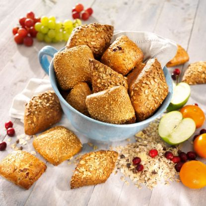 Bild von Better Life Vital Mischkiste 4-fach sortiert mit der Beschreibung Attraktiver Brötchen-Mischkarton  aus je 35 Brötchen á 45g, fertig gebacken