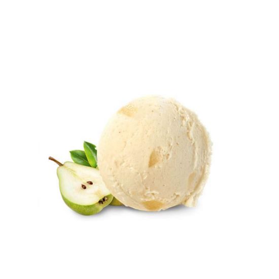 Bild von CDO Birnen Sorbet VEGAN mit der Beschreibung Birnensorbet mit Williams-Christ-Birnen Stückchen.