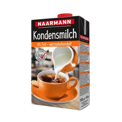 Bild von Kondensmilch Naarmann 4% mit der Beschreibung mit Ein-Dreh-Verschluss