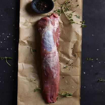 Bild von Schweinefilet m.Kopf, ohne Kette mit der Beschreibung einzeln vakumiert, gefroren