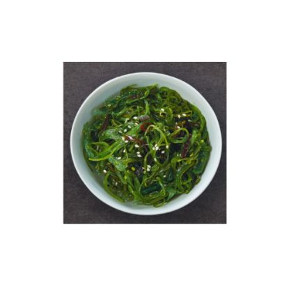 Bild von Wakame-Seealgensalat mariniert mit der Beschreibung mit Sesam & Gewürzen