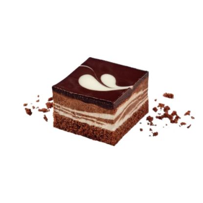 Bild von Mousse au Chocolat-Schnitte mit der Beschreibung 19,5x29cm/1000g in 24 Stk vorgeschnitten