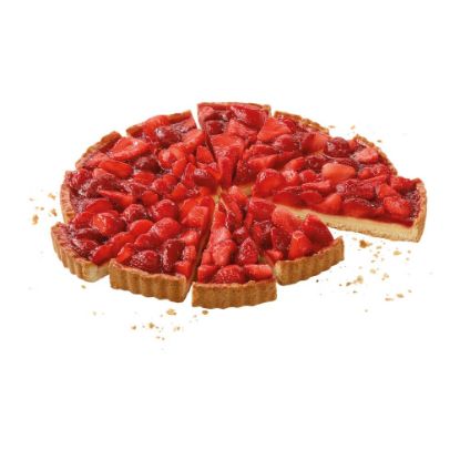 Bild von Edbeer Tarte 1300g mit der Beschreibung Ø28 cm, vorgeschnitten in 12 Stück