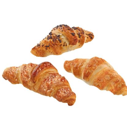 Bild von Mini-Buttercroissant Selection 45g mit der Beschreibung 3-fach sortiert, vorgegart